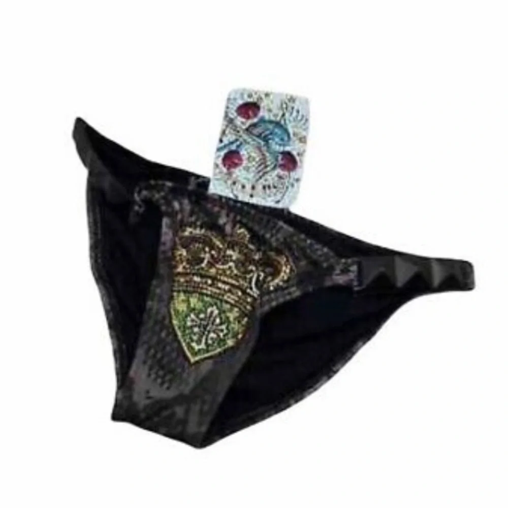 New! Sinful By Affliction Miami Pyramid Bikini Bottoms
Size extra small/small.